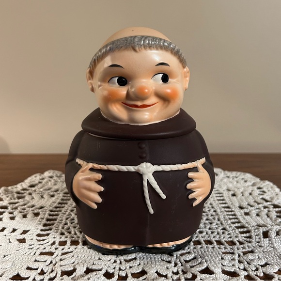 Goebel Other - Goebel Hummel Friar Tuck Monk Humidor Tobacco Jar RX 106/I 1957 West Germany